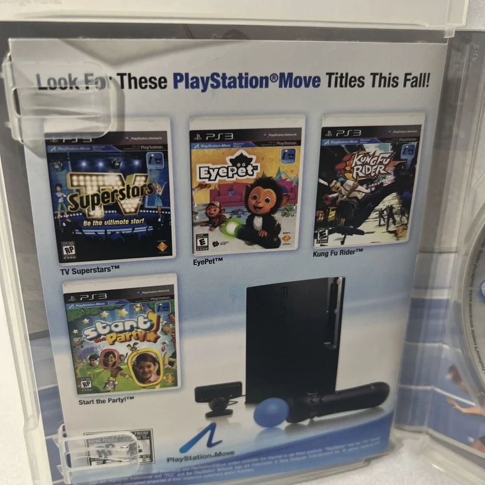 Sony Sports Champions PS3 Game Unisex OS Blue PlayStation Move Required 2010